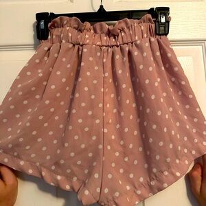 Polka dot shorts